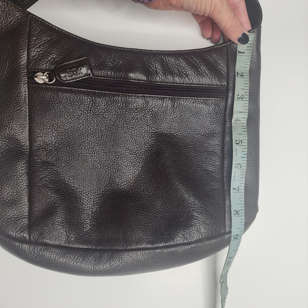 The Sak Brown Genuine Leather Shoulder Bag - Picture 8 of 10